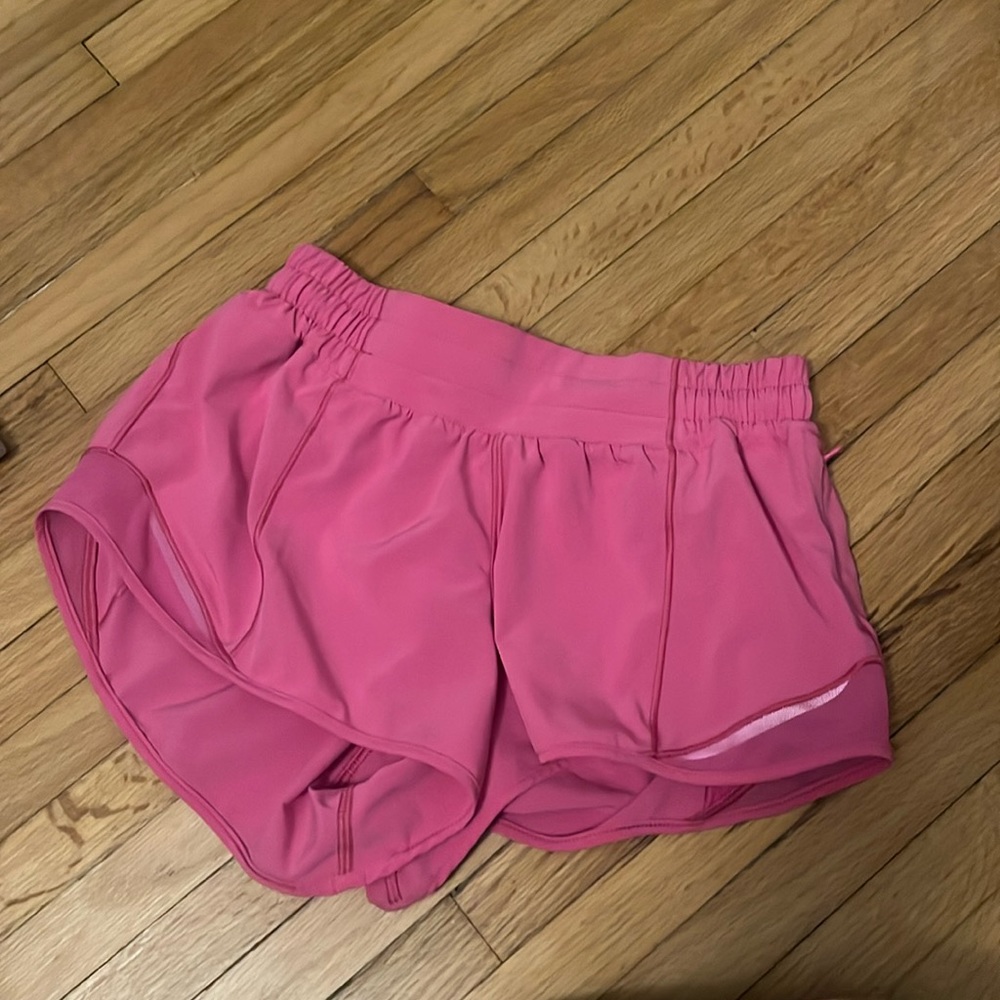 Size 2 sonic pink hotty hot shorts